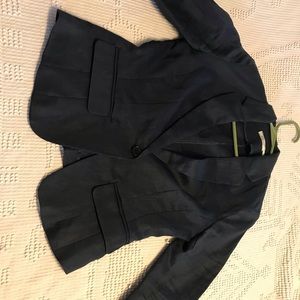 Anthropologie linen blazer